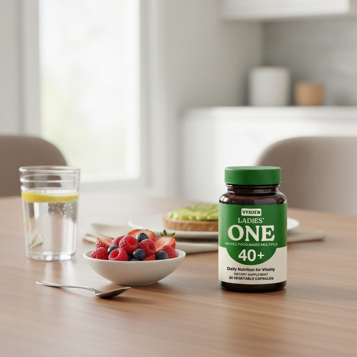 VYXOEN LADIES' ONE 40+ WHOLE FOOD-BASED MULTIPLE